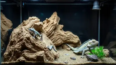 Naturgetreue Terrarium-Deko für glückliche Reptilien