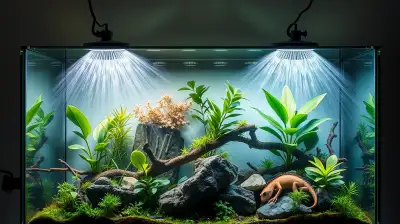 Nebeldüsen im Terrarium