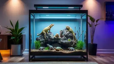 Wohnzimmer Terrarium Standort optimal wählen