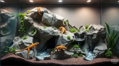 Kunstfelsen im Terrarium selber bauen