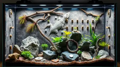 Magnetische Terrariumrückwand gestalten
