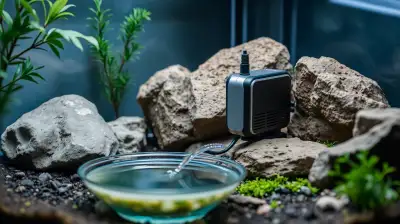Wasserwechsel Techniken für Terrariumbewohner
