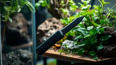 Pflanzen Beschneiden im Terrarium