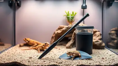 Reptilienkot richtig entfernen