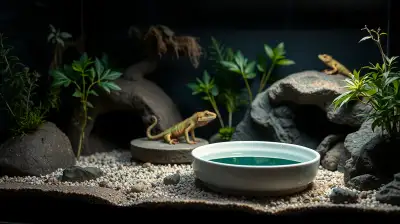 Wasserbecken im Terrarium richtig einrichten