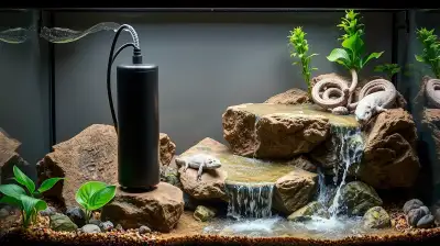 Wasserfall im Terrarium