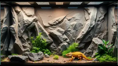 Terrariumrückwand gestalten mit Epoxidharz