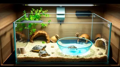 Aufzuchtboxen für Babyschildkröten