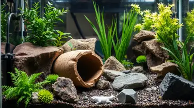 Kletteräste im Terrarium richtig positionieren