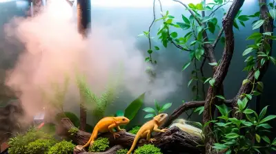 Terrarium Luftfeuchtigkeit regulieren