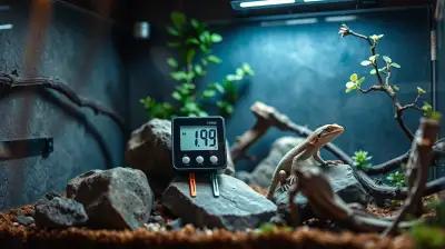 Digitale Thermometer für Terrarien