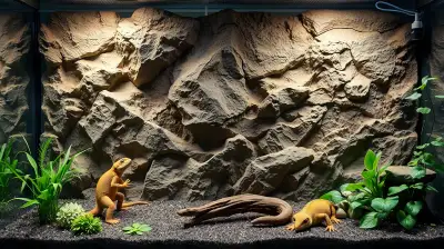 Terrarium Hintergrund gestalten