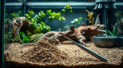 Reptilienkot richtig entfernen