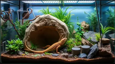 Natürliche Verstecke im Terrarium gestalten