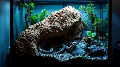 Reptilien-Höhlen & Verstecke im Terrarium