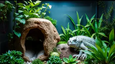 Reptilienverstecke im Terrarium