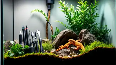 Wöchentliche Terrariumreinigung
