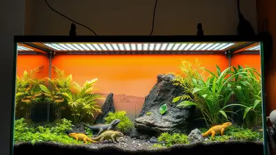 Energiesparende LED-Beleuchtung für Terrarien