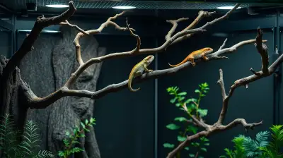 Kletteräste im Terrarium richtig sichern