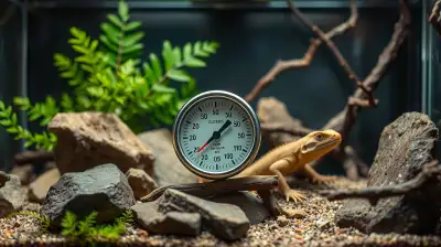 Analoge Thermometer im Terrarium