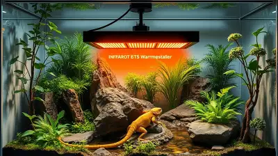 Infrarot-Wärmestrahler für Reptilien
