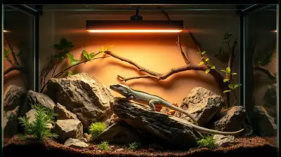 Infrarotstrahler im Terrarium