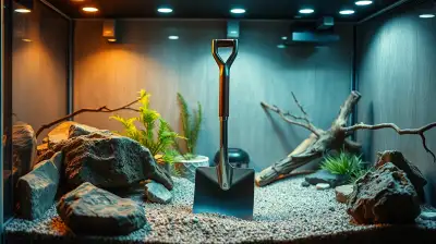 Bodengrund wechseln im Terrarium