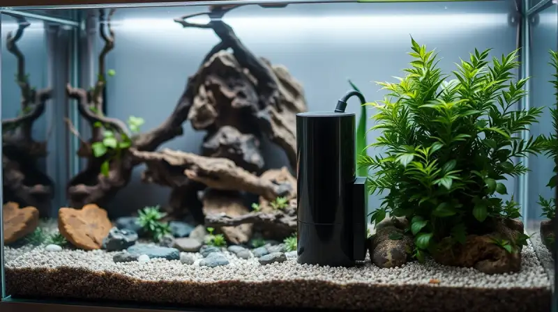 Terrariumfilter wechseln leicht gemacht