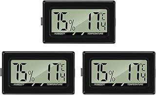 Mini Digital Thermometer Hygrometer Temperatur Luftfeuchtigkeitmessgerät für Büro Wohnzimmer G…