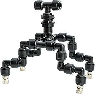 Reptilien Terrariendüse 360° Verstellbarer Düsen Reptilien Fogger Mist Sprinkler Vierköpfige …