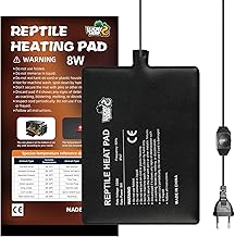 LUCKY HERP Heizmatte Terrarium 8W, Reptilien Terrarium Heizung Regelbar für Aquarienheizkissen, …