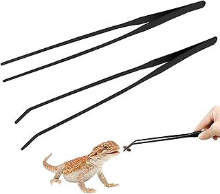 2 Stück Pinzette Lange, Aquarium Gerade Pinzette Und Gebogene Spitze, 27cm Edelstahl Reptilien F…