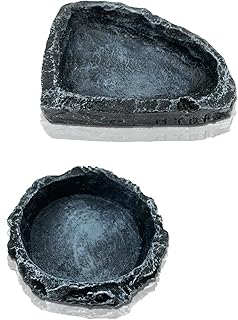 Wasserschale Terrarium,Schildkröten zubehör,Reptilien Wasserschale, Futterschale,Terrarium Trin…