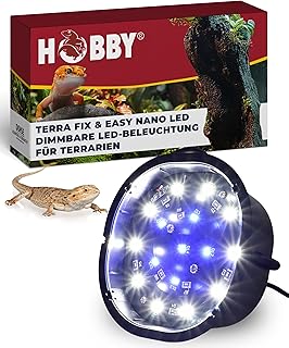 Hobby Terraristik Terra Fix & Easy Nano LED I dimmbare LED-Beleuchtung für Terrarien I Terrarium…