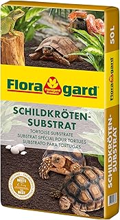 Floragard Schildkrötensubstrat 50 L– düngerfreie & staubarme Einstreu für Landschildkröten …