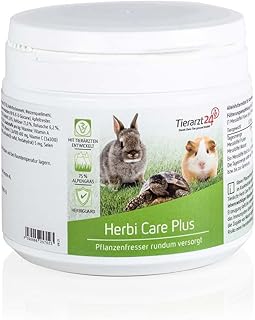 Tierarzt24 HERBI Care Plus ist EIN Alleinfuttermittel für pflanzenfressende Heimtiere & Reptilie…