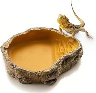 Wasserschale Terrarium, Schildkröten Zubehör, Reptilien Wasserschale, Futterschale, Terrarium T…