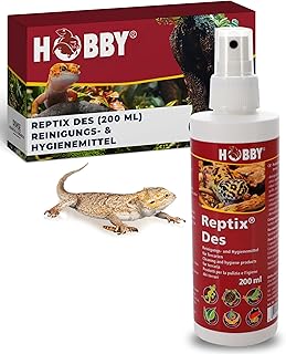 Hobby Reptix Des I 200 ml I Natürliches Hygiene Spray für Terrarien | Schnelle Desinfektion & R…