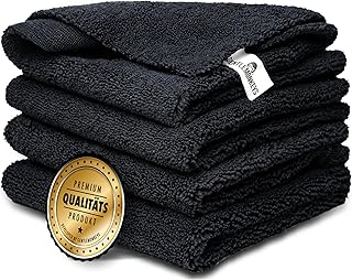 GENTLEMONKEYS Mikrofasertücher Auto (4er Set) • Ultraweiche & saugstarke Doppelflor Trockentü…