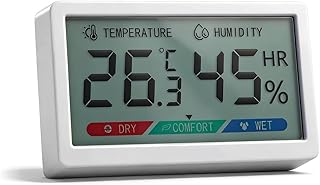 Digitales Hygrometer, Thermometer Innen mit hohen Genauigkeit, Luftfeuchtigkeitsmesser Temperatur…