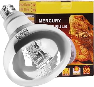 DERNORD UVA UVB Wärmelampe- UV Licht Lampe 80 Watt E27 für Schildkrötenhaus Gecko Bartagamen T…