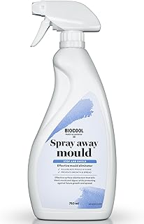Schimmel- und Schimmelentferner-Spray, 750 ml, chlorfreier schwarzer Schimmelvernichter für Stof…