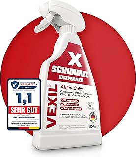 VEXIL Profi Schimmelentferner für Wand, Bad, Fliesen, Fugen & mehr – mit AKTIV-CHLOR und HAFTE…