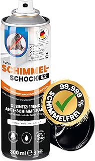 Tonis SCHIMMELSCHOCK 5.2 Anti-Schimmel-Farbe mit 99,999% antimikrobieller Wirkung | Sprühfarbe f…