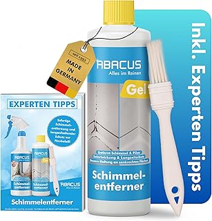 ABACUS® Schimmelentferner Gel mit Pinsel, Antischimmel mit Hafteffekt gegen Schimmel und Stockfl…