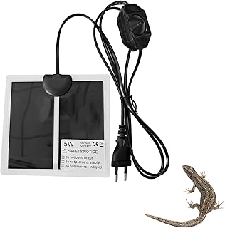ielseitige Reptil-Heizmatte 15×14 cm – Sicher, abnehmbar & kleberfrei! Für Terrarien, Vivarium &…