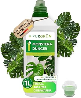 Monstera-Dünger 1 Liter – Schnelles Wachstum dank hohem Stickstoffgehalt – Spurennährstoffe…