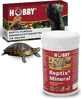 HOBBY Terraristik Reptix Mineral I 120g I Mineral- & Vitaminpräparat für Reptilien I Mit Kalziu…