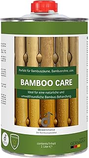 DE-COmmerce 1 Liter Bambusöl Bamboo Care farblos für Bambuszaun außen, witterungsbeständiges …