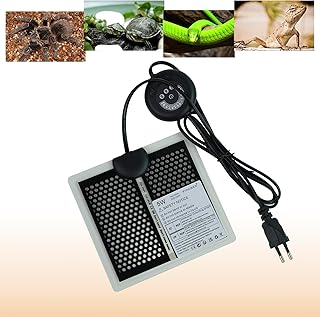 Reptil Heizmatten, Terrarium Heizmatte mit 7 Knöpfen zur Temperatureinstellung für Schildkröte…